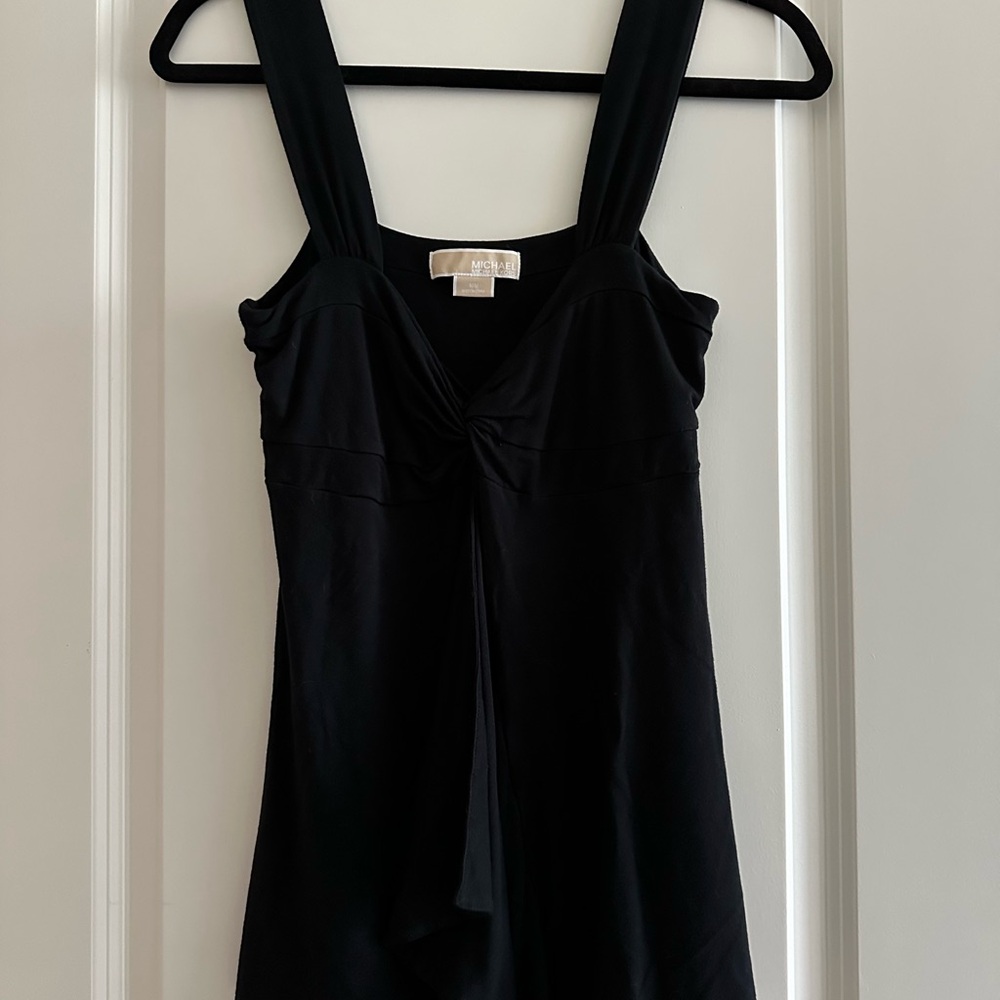 Michael Kors Black Dressy Tank Top